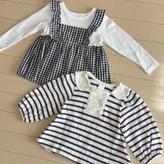 テータテート　フタフタ　トップス　長袖　Ｔシャツ　90 女の子　春　保育園