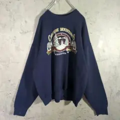 【USA製】90s フルーツオブザルーム スウェット カレッジロゴ ワシントン