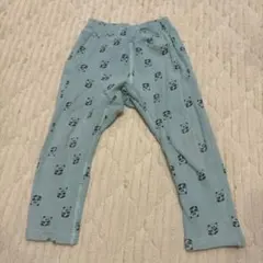 パンダ柄グリーンボトムス　FOキッズ