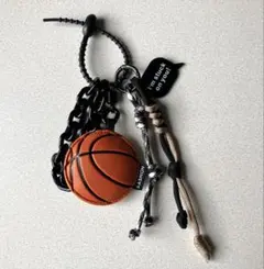 バスケットボール パラコード バッグチャーム