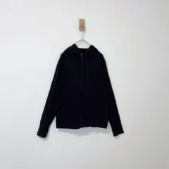 UNIQLO ユニクロ　フルジップパーカー　UVカット　黒　羽織　長袖