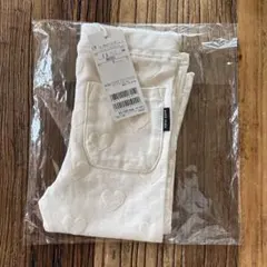 petit main 【未使用】ハートジャガードカットフレアパンツ