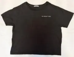 レトロガール ロゴ Tシャツ ブラウン Fサイズ