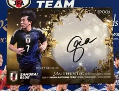 EPOCH 2025-26 サッカー日本代表 直筆サインカード 相馬勇紀