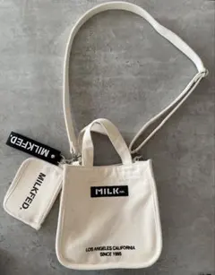 MILKFED. 2WAY キャンバス ミニショルダーバッグ