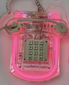 ⬛️ 希少！　貴重！⬛️ スケルトン　電話機！⬛️ シセナジャパン！⬛️ レトロ！ 2026年最新】スケルトン電話機の人気アイテム - メルカリ