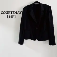 COURTENAY【14P】テーラードジャケット シンプル ブラック