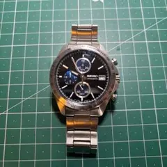 セイコー クロノグラフ メンズ 腕時計 ステンレス SBTR003