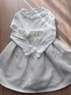 cottoli ワンピース 白 100センチ