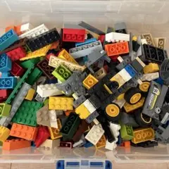 レゴブロックセット 多色 収納ボックス付き