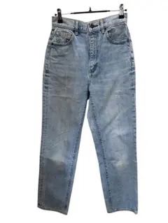 GU ジーユー ハイウエストストレートジーンズ レディース Sサイズ