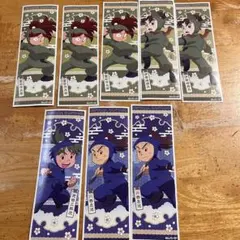 忍たま乱太郎　ロングステッカー　伊賀崎孫兵　富松作兵衛　池田三郎次　川西左近