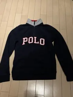 Polo Ralph Lauren ネイビー トレーナー ハーフジップ　S