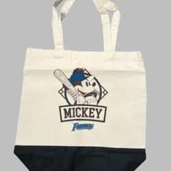ミッキー マウス　北海道日本ハムファイターズ　 トートバッグ
