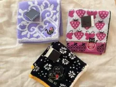 ANNA SUI タオルハンカチ3枚セット