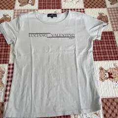 LUCIANO VALENTINO ロゴ Tシャツ Mサイズ ベージュのサムネイル