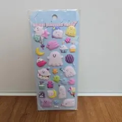 正規品 アニマルぷくぷくキャンディシール おばけ　3枚セット