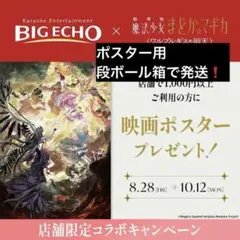 극장판 마법소녀 마도카☆마기카 바르푸르기스의 환천 빅 에코 한정 포스터