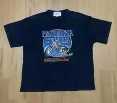 BARK MANHATTAN バイクプリントTシャツ ブラック L