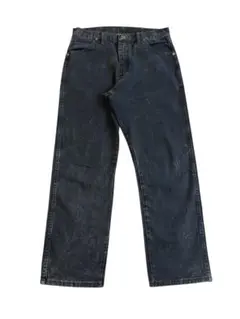 Wrangler ブラック ストレートデニム 古着 W32 L30