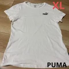 レディース　PUMA ホワイト Tシャツ 半袖　XL
