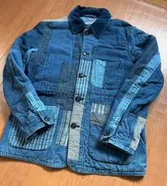 BLUE BLUE JAPAN ヒラオリワタイリ ネンリンカバーオ－ル