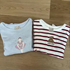 petite main 長袖Tシャツ 長袖トップス