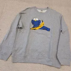 ユニクロ kaws Warhol コラボ スウェット グレー M メンズ