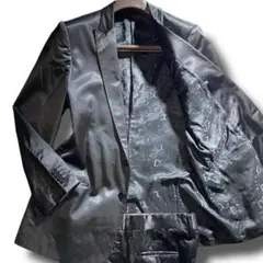 【圧巻の光沢感!!!】Dolce＆Gabbana スーツ 52 DGロゴ