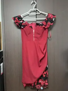 赤いキャバドレス 2枚とも3回使用しました タイトドレス