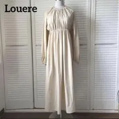 Louere ルエレ　2way ネックギャザーロングワンピース