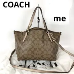 COACH コーチ 2way シグネチャー ショルダーバッグ レディース