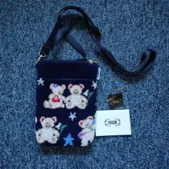 フェイラー　リーベ&リリア　スマホショルダーバッグ　ネイビー　完売品 フェイラー リーベ＆リリア スマホショルダー FEILER - メルカリ