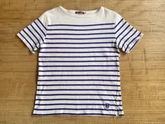 アーバンリサーチ　バスクシャツ　38　白×青ボーダー　半袖Tシャツのサムネイル