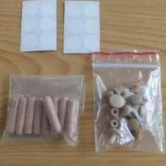 家具組み立て用 木ダボ ネジ隠しキャップ セットのサムネイル