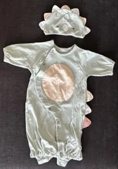 恐竜モチーフロンパース