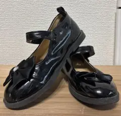 黒いリボン付きフォーマルシューズ 18.0センチ