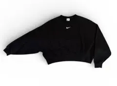 Nike ブラック クロップドスウェット L