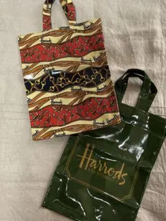 Harrods ハロッズ トートバッグ 2点セット