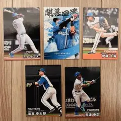 ♡新品♡日本ハムファイターズ　カード5枚セット