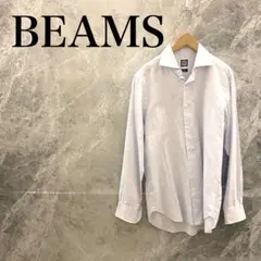 【美品】BEAMS ワイシャツ シャツ トップス 無地 ホワイト 白 メンズのサムネイル