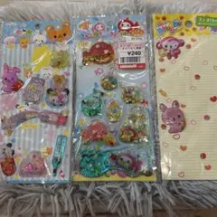 平成シール 平成レトロ シール ウォーターシール 当時もの 3点 まとめ