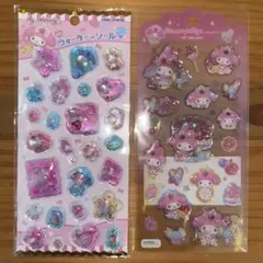 マイメロ＊ドロップジェリーシール＆プチウォーターインシール