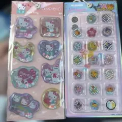 キティ　ウォーターシール　おはじきシール