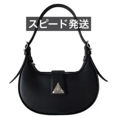 CHARLES & KEITH トライアングルバックル ベルトショルダーバッグ