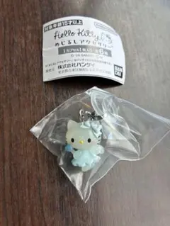 ハローキティ めじるしアクセサリー 天使 ブルー バンダイ ガチャ
