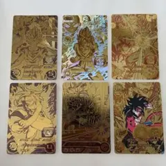 ドラゴンボールヒーローズ 金箔カード 6枚セット