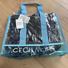 新品未使用　CECIL McBEE プールバック　224301 ブルー