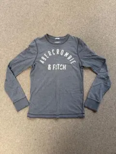 アバクロ　ロンT メンズ　グレー　S