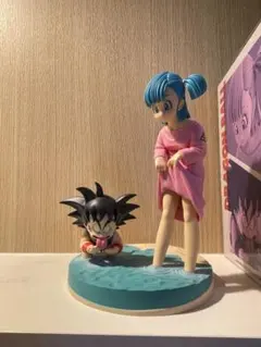 【開封品箱有り】ドラゴンボール　一番くじ　ラストワン賞　孫悟空　ブルマ